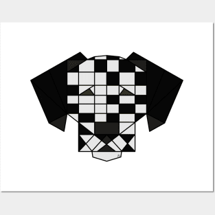 Dalmation - Geometric Abstract Posters and Art